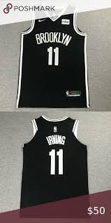 Jersey basket swingman nba brooklyn nets kyrie irving hitam city logo. Kyrie Irving Brooklyn Nets Jersey Attention Please All Items Will Need 5 10days Processing Before Shippe Kyrie Irving Brooklyn Nets Brooklyn Nets Nets Jersey