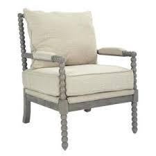 Osp Home Furnishings Abbot Linen Fabric Chair With Brushed Grey Base Abb By6 The Home Depot Cheap Living Room Furniture Linen Accent Chairs Furniture