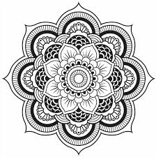 Originelle Mandala Form Eine Hubsche Blume Mandala Zum Ausdrucken Mandala Kunst Mandala Vorlagen