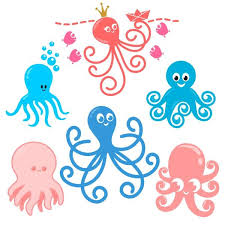 Download Octopus Sea Cuttable Designs Apex Embroidery Designs Monogram Fonts Alphabets