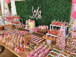 Rose Gold And Pink Birthday Party Ideas Photo 1 Of 19 First Birthday Brunch Birthday Brunch Brunch Party Decorations