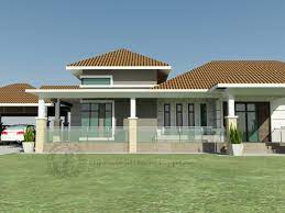 Galeri pelan rumah banglo rekaan terbaru. Rumah Banglo Satu Tingkat Omong F