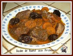 Daube De Boeuf Aux Pruneaux Chez Vanda Daube De Boeuf Daube Recettes De Cuisine