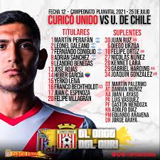 Espera poder disputar la fecha del dia de hoy con normalidad y en futbolmovil te contaremos todos los detalles para ver u de chile vs curicó hoy sábado desde las 17:30 horas del territorio nacional podremos ver universidad de chile vs curicó unido en vivo y en directo desde el estadio nacional. Drplgsujtvyvfm