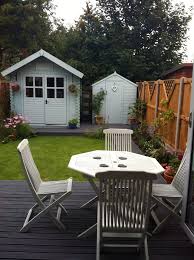 Old Garden Table And Chairs Up Cycled In Homebase Garden Colour Silver Lining Decking Cup Painted Garden Furniture Garden Table And Chairs Small Garden Design