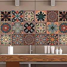 These ceramic tiles come in five different. Buy World Beauty S Moroccan Tiles Pvc Waterproof Self Adhesive Wallpaper Furniture Bathroom Diy Arab Tile Sticker Online At Low Prices In India Amazon In