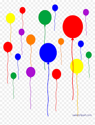 Download Vector Free Download Birthday Party Balloons Clipart Transparent Background Birthday Party Clipart Hd Png Download Vhv