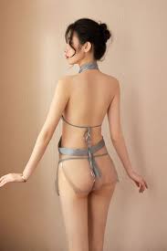 لباس زیر زنانه سکسی کلوپ شبانه زنانه لباس زیر زنانه شهوانی عروسک توری شفاف  Cheongsam