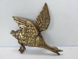 Saturn glass sculptural bowl $150.00. Geo Johnson Brass Duck Wall Hanging Decorative England Sculpture T Ebay