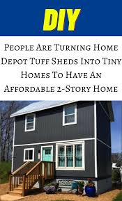 See more ideas about outdoor stairs, landscape design, stairs. People Are Turning Home Depot Tuff Sheds Into Tiny Homes To Have An Affordable 2 Story Home Diy Life Hacks Diy Life Hacks Diy