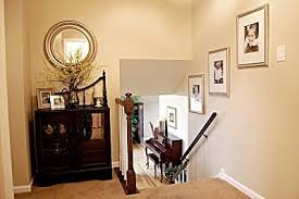 Easily replace the trophy with your symbol of a goal a top this staircase of stairs, a stairway to achievement man. The Blessed Nest Mini Makeover On My Upstairs Landing Upstairs Landing Stair Decor Landing Decor