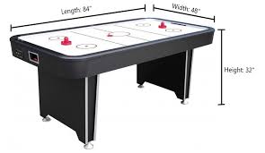 Air Hockey Table Dimensions Size And Regulation