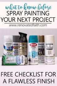 21 Easy Spray Painting Tips Tricks For A Flawless Finish Free Checklist Spray Painting Glass Best Spray Paint Rustoleum Spray Paint