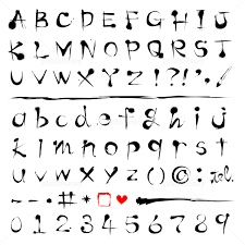 筆文字アルファベット フォント イラスト素材 2530371 フォトライブラリー Photolibrary