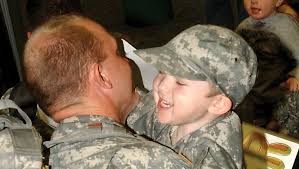 Returning troops land at Elmira-Corning airport