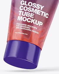Download Glossy Cosmetic Tube Mockup PSD Mockup Templates