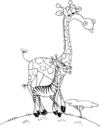 Here are some free printable zebra coloring pages for kids. Giraffe And Zebra Coloring Page Free Printable Coloring Pages For Kids