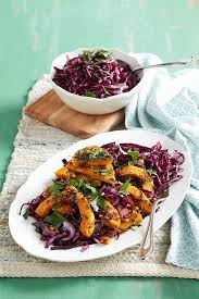 Gebackener Kurbis Mit Rotkohl Salat Rezept Lecker Rotkohl Rezepte Mit Rotkohl Gebackener Kurbis