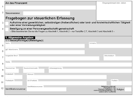Von der umsatzsteuer befreit sind anerkannte heilmittel, die auch von den krankenkassen bezahlt werden. Steuererklarung Formular Gelsenkirchen
