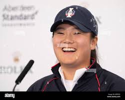 Auchterarder, Scotland, UK. 10 September 2019. Day one of the Junior  Solheim Cup 2019 at the Centenary Course at Gleneagles. Tuesday Morning  Foursomes. Pictured Lilas Pinthier (l) and Paula Schulz-Hanssen of Europe