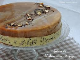 Entremets Praline Citron Yuzu Croustillant Praline Yuzu Une Dacquoise Noisette Une Mousse Praline Un Financier Citron Yuzu Dacquoise Noisette Mousse Praline