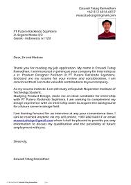 What to put in a cover letter. Surat Lamaran Magang Bahasa Inggris