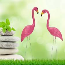 Made in germany to order. Flamingo Paar Fur Den Garten Risisani Rasenrakel Deutschland