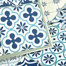 Shop luxury vinyl tile flooring in a wide range of styles and finishes in dubai, abu dhabi and across uae. Floor Tiles Self Adhesive Vinyl Flooring Kitchen Bathroom Patterned Grey Blue Ebay