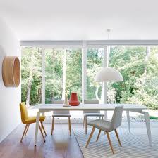 Placed at the head of the table or used all around, these chairs are sure to please the captain of your table! Odessa Dining Table With Integral Extension Black Lacquered Base Architonic