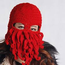 Buy tentacle octopus cthulhu knit. Crochet Cthulhu Hat Animal Beard Halloween Mask Tentacle Gift Wind Handmade Octopus Funny Women S Cap Knit Beanie Men S Sold By Anotherworld88 On Storenvy