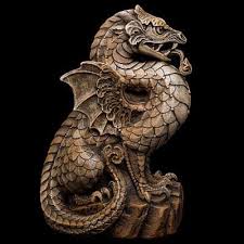 Victor S Way Sculpture Park A Contemplative Garden Gallery Wicklow Ireland Guardian Dragon Gargoyle Dragon Sculpture Fantasy Figurine Dragon Statue
