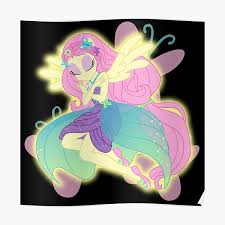 She is the older sister of sweetie belle and the love interest of spike. Fluttershy Posters Redbubble