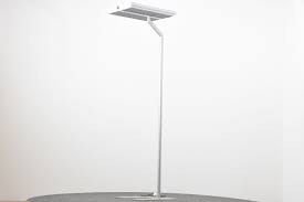 Stehlampe Deckenfluter Silber Grau Dimmbar Gebraucht