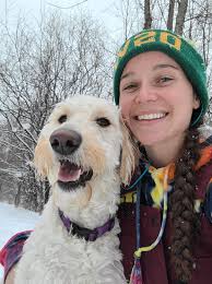The Appalachian trail in Maine, was a good spot for the dogs today!