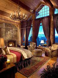 22 Inspiring Rustic Bedroom Designs For This Winter Log Home Bedroom Log Cabin Bedrooms Rustic Bedroom Design