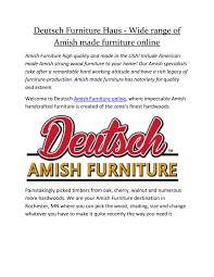 We did not find results for: Deutsch Furniture Haus Wide Range Of Amish Made Furniture Online By Donal Turff Issuu