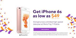 Get Iphone 6s From Metro By T Mobile For As Low As 49 When You Switch And Get An Unlimited High Speed Data Plan Price Iphone 6s Rose Gold Iphone Iphone Price