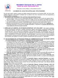 ¿cómo reaccionó movimiento ciudadano a asesinato de candidato en veracruz? Comunicado Del Movimiento Ciudadano Por La Justicia 5 De Junio A 20 Meses Del Incendio En La Guarderia Abc Homicidio Mexico