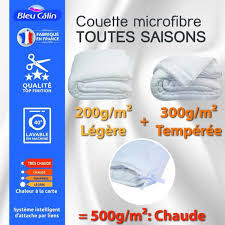 Ce drap housse de fabrication française blanc des vosges est équipé de grands bonnets il est idéal pour les matelas jusqu'à. Couette 4 Saisons 200 X 200 Pour Lit 90x190 A 120x190 Achat Vente Couette Cdiscount