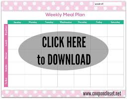 Free Meal Planning Chart Printable Meal Planning Printable Templates Meal Planning Chart Meal Planning Printable