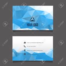 The best business card mockup can represent you as a professional designer, fitness trainer or layer. Modern Business Card Layout With Geometric Design Stock Photo Picture And Royalty Free Image Image 53848121