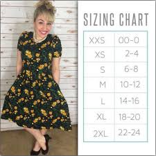 Lularoe Sizing Chart For The Amelia Dress Cant Beat A