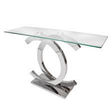 Konsolentisch Orvos Glas Edelstahl Jack And Alice Jetzt Bestellen Unter Https Moebel Ladendirekt D Silberner Couchtisch Couchtisch Sets Couchtisch Holz