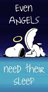 Even Angels Need Their Sleep Snoopy Snoopy Zitate Charlie Brown Und Snoopy Snoppy