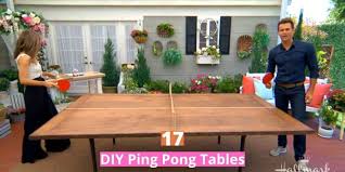 First of all, the size of a table tennis table is regulated. 17 Snazzy Diy Ping Pong Tables