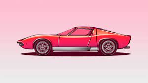Muscle car retro logo, emblem. Car Vector Wallpapers Wallpaper Cave