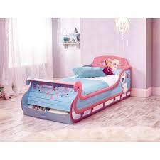 habitacion infantil trineo frozen dormitorio de frozen habitaciones infantiles diseno de cama para ninos