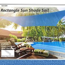 I could get a 16' x 16' shade setup for under $150. Bouya 16 X 20 Sun Shade Sail For Backyard Deck Canopy Outdoor Fabric Shelter Cloth Screen Awning Uv Block Fabric Commercial Grade Uv Block 95 3 Years Quality Warranty Blue Buy Online
