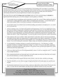 Maybe you would like to learn more about one of these? Cover Letter Delgado Community College