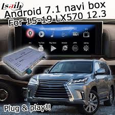 China Lsailt Android 7 1 Gps Navigation System Box For Lexus Lx570 2016 12 3 Inches Video Interface Box China Gps Navigation Gps Navigation Box